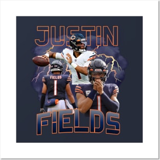 Bears QB Justin Fields Posters and Art